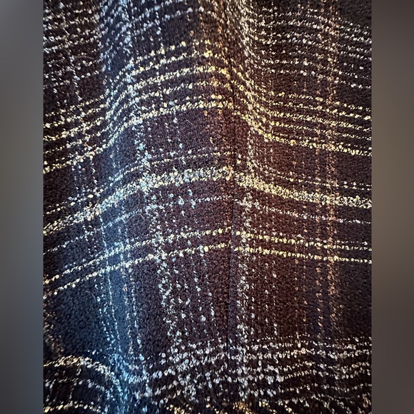 Pretty Banana Republic Navy Plaid Sleeveless Dress - Picture 2 of 5